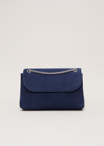 Phase Eight Navy Suede Bags Navy USA | 9684235-AO